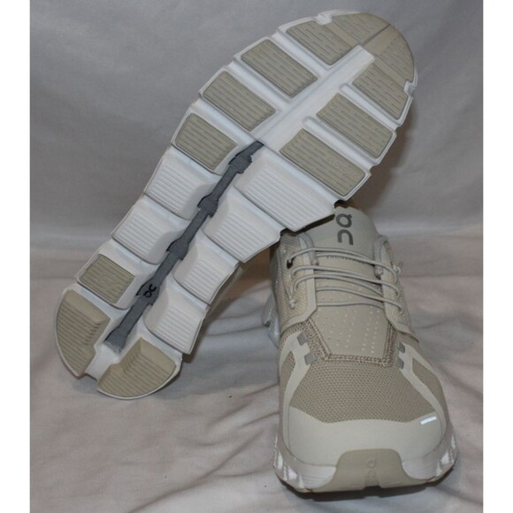 ON CLOUD CLOUD 5 MEN'S RUNNING ATHLETIC SHOES CREAM SAND NIB - Picture 8 of 9
